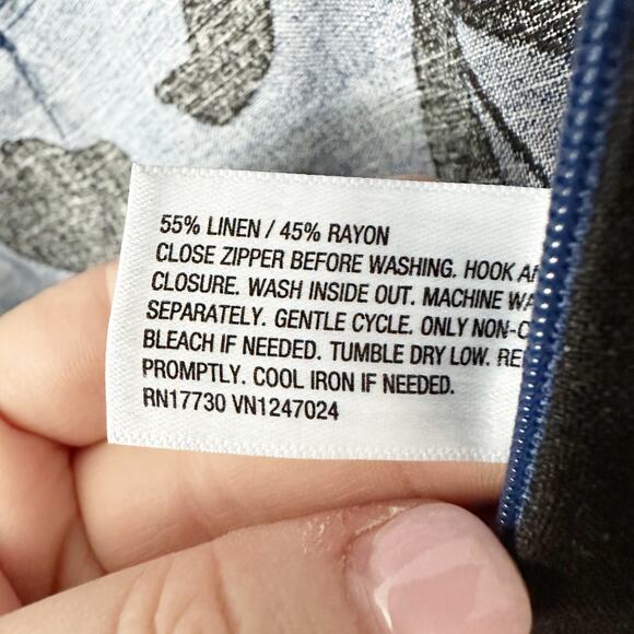 Kate Spade New York X Target One Shoulder Blue Black Jumpsuit Women's Size 16‎ - Picture 10 of 15